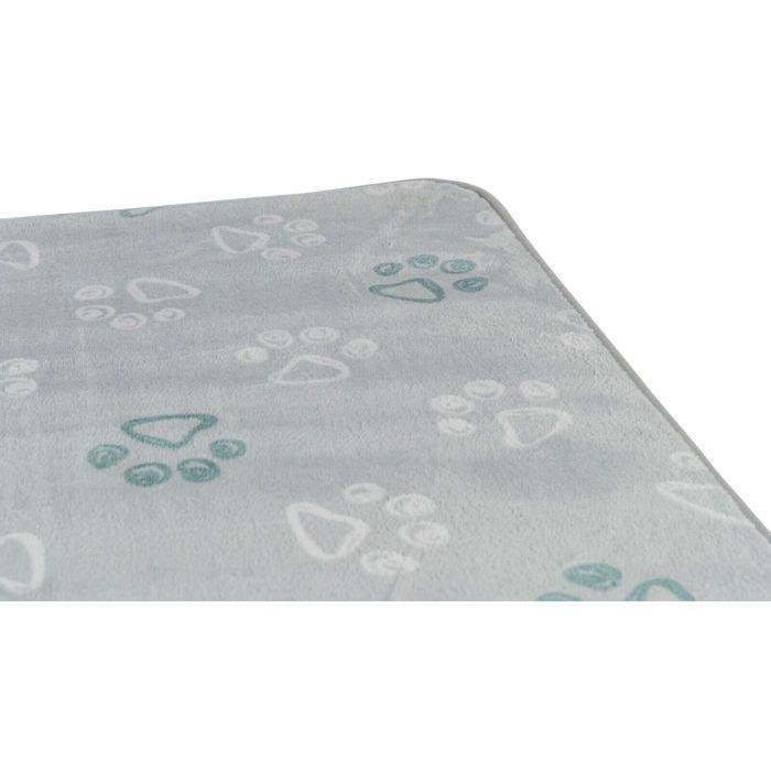 Matelas Pour Chien - TRIXIE - Jimmy Soft - 90x68 Cm - Gris - Intérieur - Carré