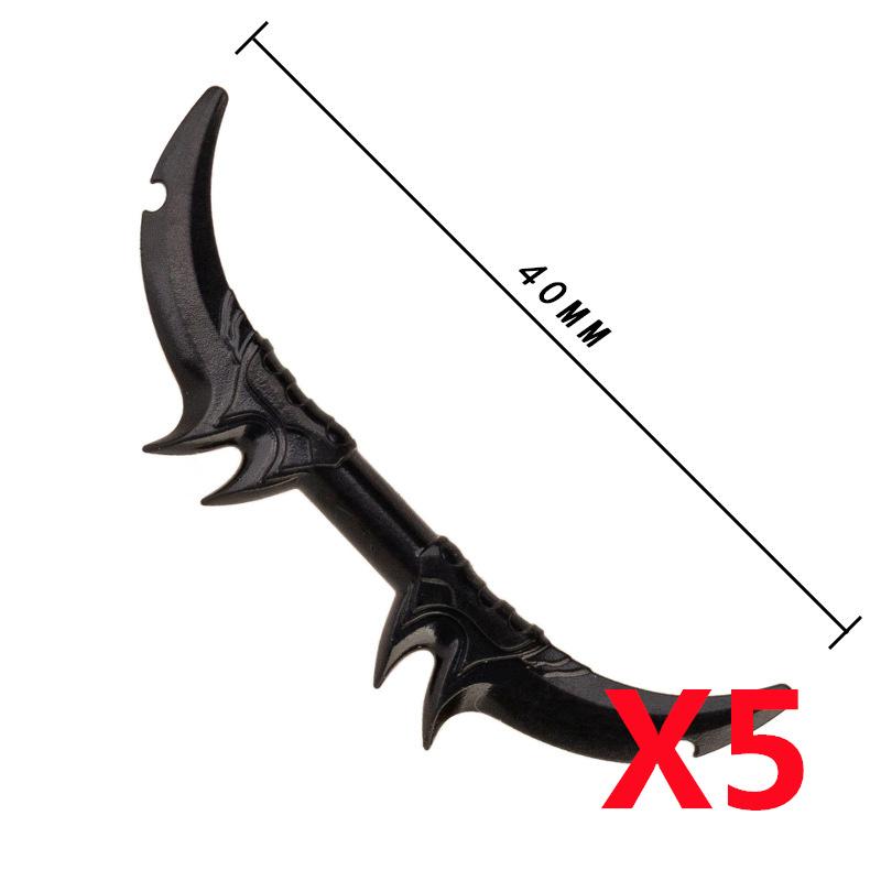 MOC Medieval Military Anime Figures Weapons Building Blocks Toys Soldiers Shield Sword Bow Trident Ax Gun Hammer DIY Gifts K027