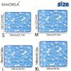 Extra Large Cooling Mat for Dogs & Cats Washable Summer Pet Self-Cooling Pad with Bone Paw Print Design For Cat Beds Dog Houses