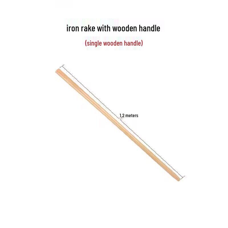 Six-Tooth Steel Weeding Hoe & Root Rake for Soil Loosening and Farming