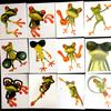 Universal Motorcycle Sticker Scratch Sticker Fuel Tank Sticker Motorbike Waterproof Frog Decoration Sticker Decal Accessories
