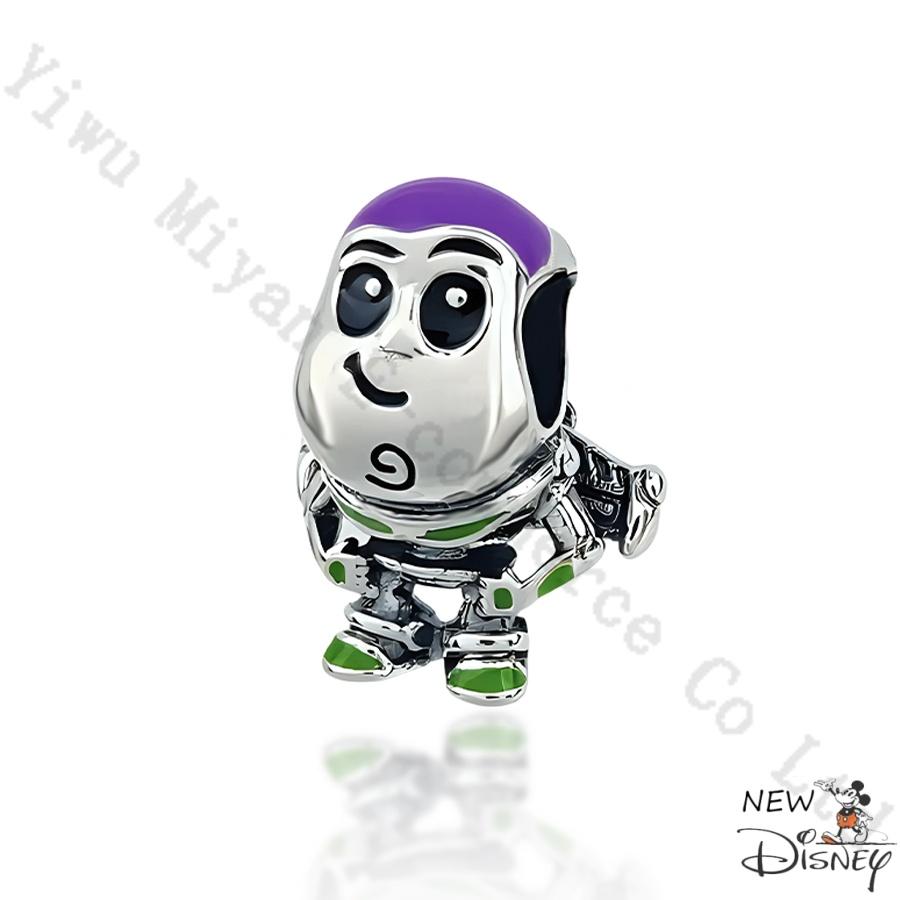 Silver 925 Disney Cartoon Charm Fit Original Bracelet Mickey Winnie Stitch Pooh Bead Pendant DIY Jewelry Making Accessories Gift