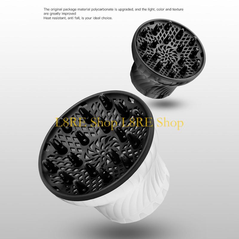 L8RE Universal Hair Diffuser Hair Dryer Diffuser Attachment for Natural Wavy Hair