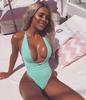Costume da bagno intero da donna europeo e americano - Bikini Sexy con Fascia Intrecciata (Stile 9133)