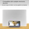 1/2/3 Slots Aluminum Laptops Holder Space-Saving Desktop Notebook Dock Vertical Laptop Stand  Phone