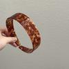 Plastic Wide Tortoise Shell Headband Acetate Leopard Hair Band  for Women's Hair