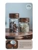 Japanese Glass Storage Jar with Lid for Coffee, Tea, Dried Tangerine Peel, and Grains