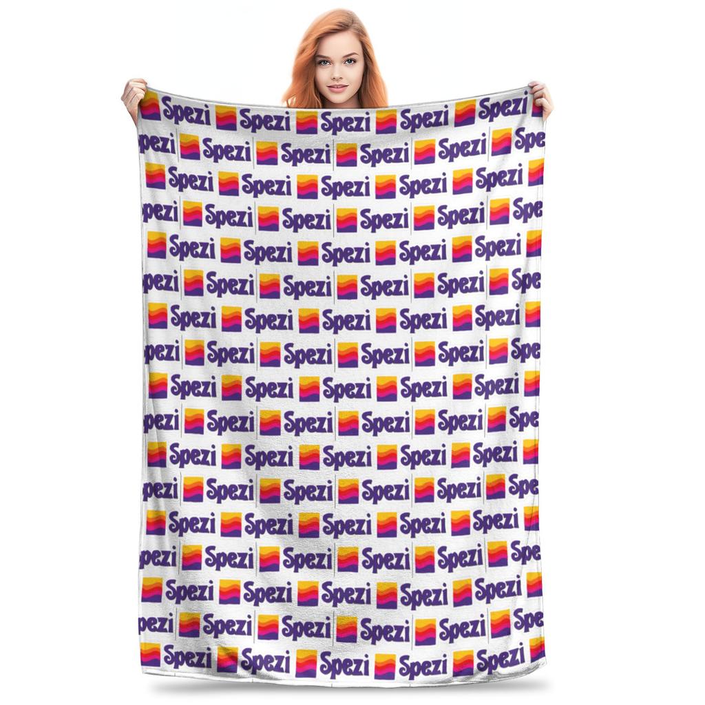 Flanell-Kuscheldecke Paulaner Spezi Logo Warme Plüschdecken Weiche Tagesdecke für Bett Wohnzimmer Zuhause Picknick Sofa