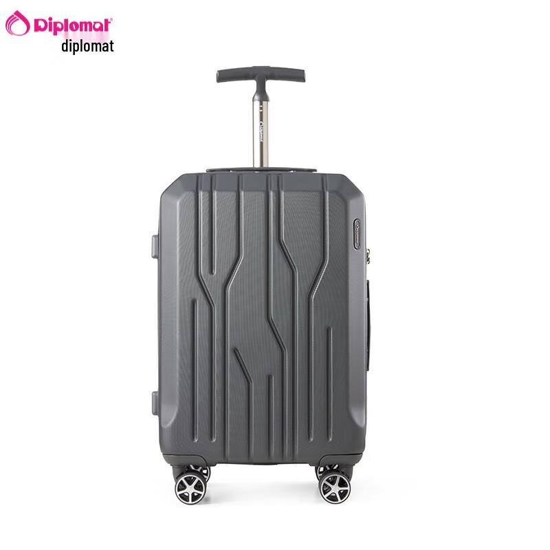 Diplomat HM-61162 ABS Hard-Shell Spinner Suitcase 20 inches
