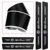 EOMY5 1/4/5Pcs Leather Car Door Sill Protector Carbon Fiber Sill Strip For Alfa Romeo 159 4C GT Giulia Giulietta 156 Tonale Mito 147
