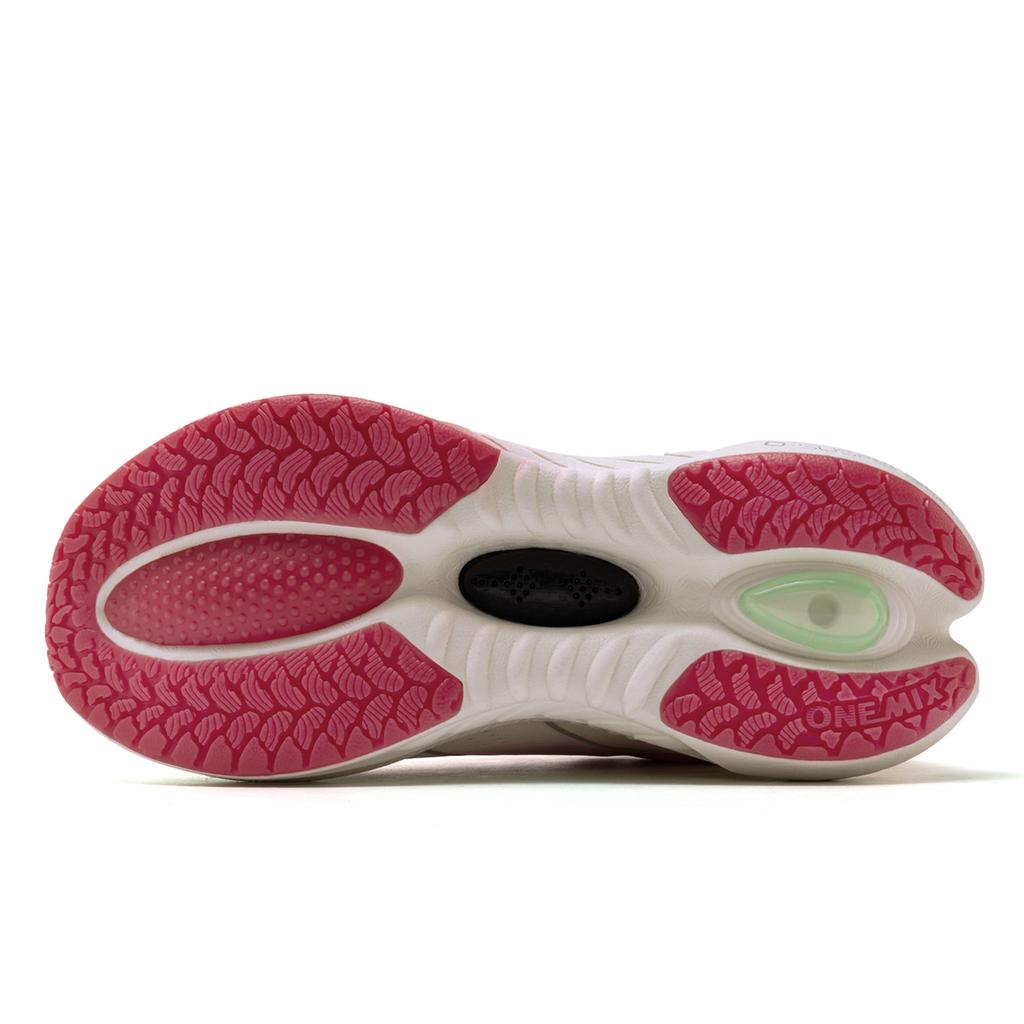 ONEMIX Top Cushioning Running Shoes Suitable for Heavy Runners Lace Up Sport Shoes Non-slip Outdoor Sneakers for Men