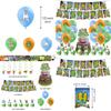 Monster Music Festival Party Banner Set With Balloons For Birthday Party Decorations
