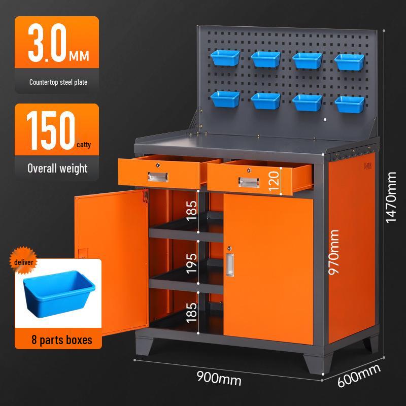 Heavy-Duty Multifunctional Tool Cabinet & Mobile Workbench