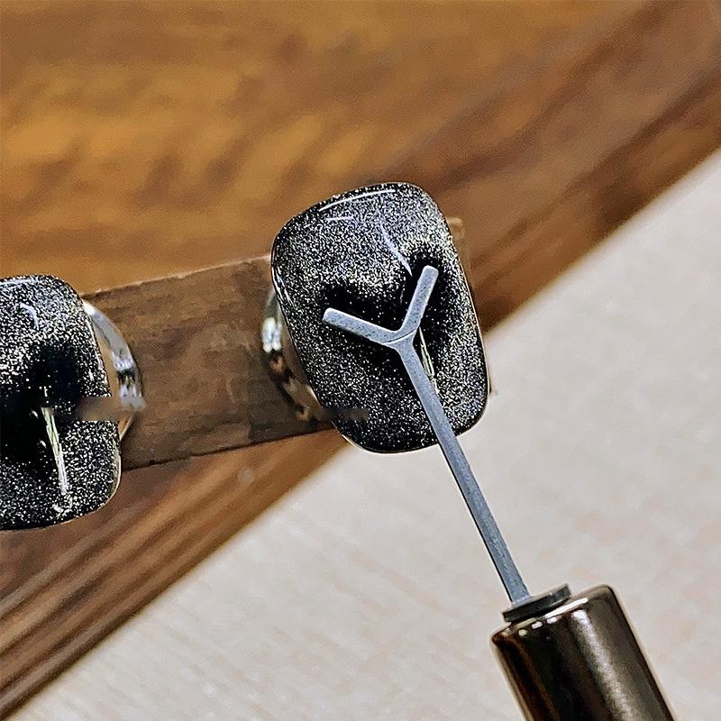 Y-Shaped Nail Magnet Stick Wire Tools For Creating Heart & Ingot Shapes On Nails Love Heart Cat Eye Nail Magnet Art Accessories