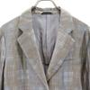 Giorgio Armani Unused Made In Italy Check Linen Blend Tailored Jacket Women Used