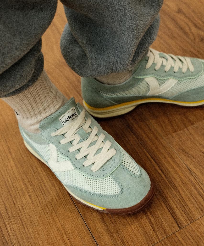 Victoria Shoes Mesh Sneakers (1158105-Jade)