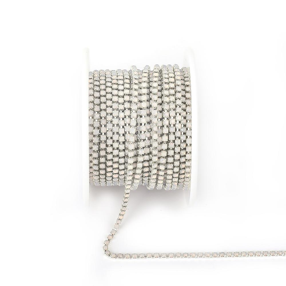 Weichen Specializes In Protein Color Electrophoresis Claw Chain Ceramic Single Row Rhinestone Chain Diy Jewelry Accessories Clothing Accessories