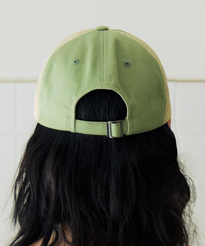 SLOWACID Bird Label Mesh Ball Cap [Light Green]