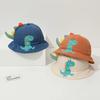 Cartoon Dinosaur Baby Fisherman Caps Spring Summer Kids Outdoor Sun Hats For Boy Girl Casual Cute Kids Bucket Hats