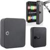 20 Key Hooks Key Storage Lock Box Wall Mounted Security Key Holder Key Management