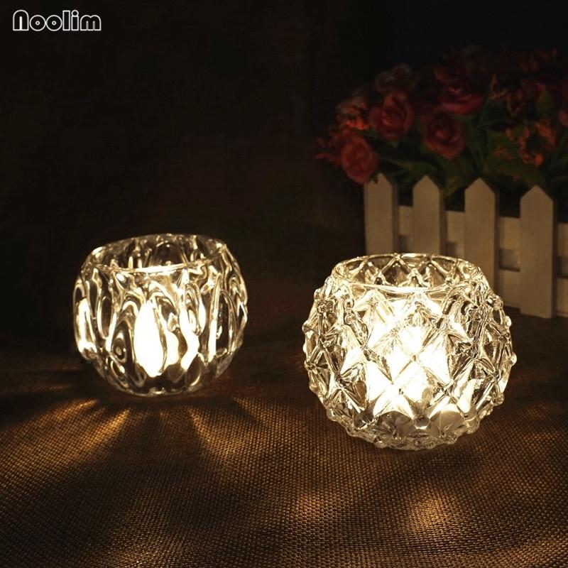 European Crystal Candle Holder – Romantic Candlestick for Dinner, Wedding & Home Decoration