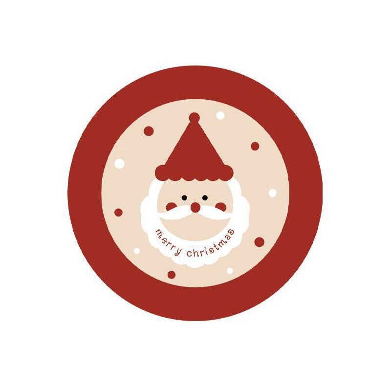 Christmas Style Coaster Heat-insulating Dining Table Mat Round Placemats Cup Pad Kitchen Accessories New Year Decoration 2026