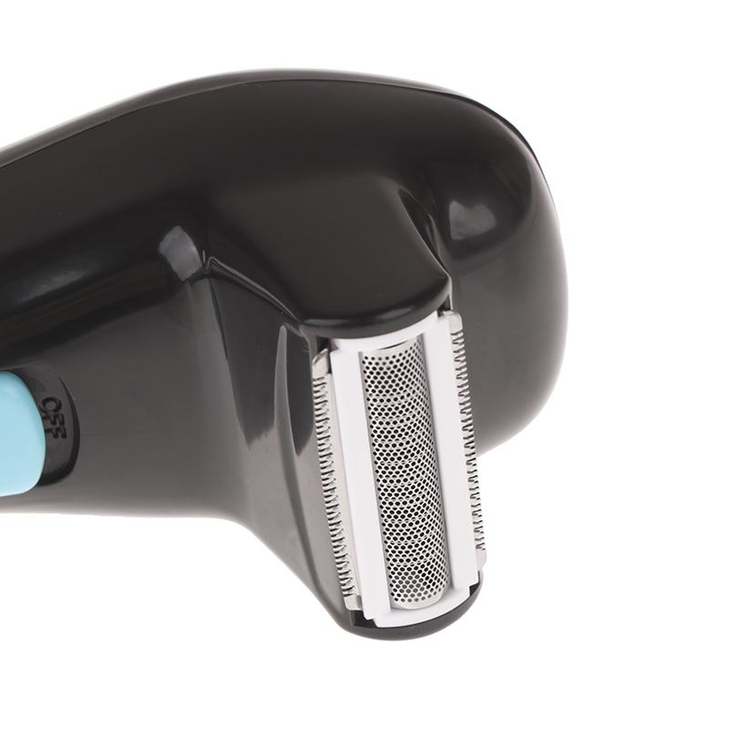 Men Shaving 180 Degrees Foldable Electric Back Hair Shaver Battery Manual Long Handle Hair Remover