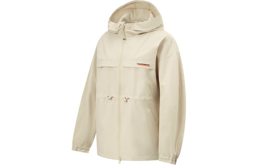 Li Ning Fitness Series Trench Coat Women s Sand Gravel Gray AFDU076-1 XL