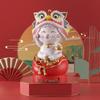 Guochao Lucky Cat Ornament for Home Décor - Perfect for Entryway, Living Room, or TV Cabinet Housewarming Gift
