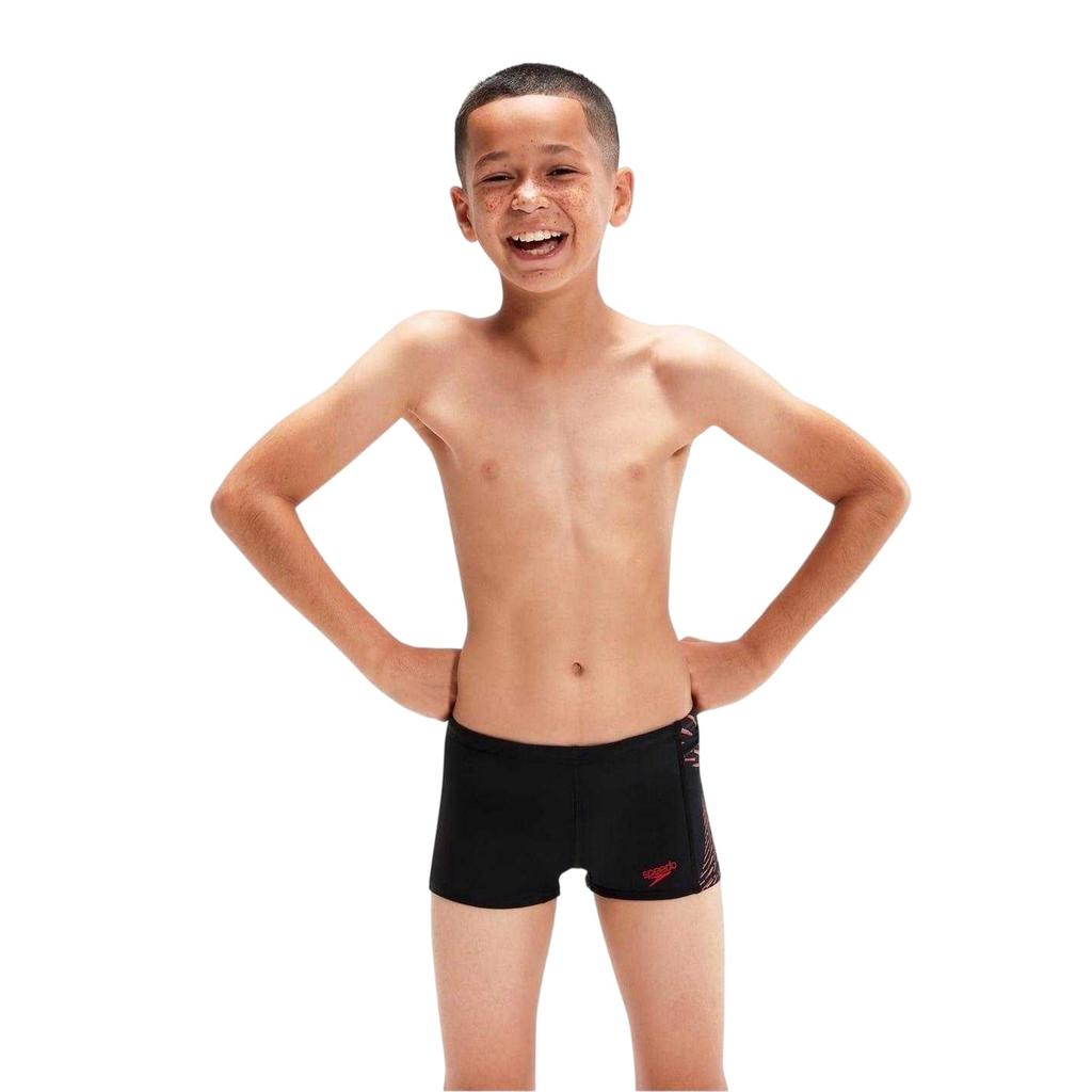 Speedo Boys Placement Lines Swim Shorts