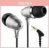 Silver Bullet Ohrhörer Metall Tiefer Bass Kabelgebundene In-Ear-Kopfhörer Für Musikliebhaber