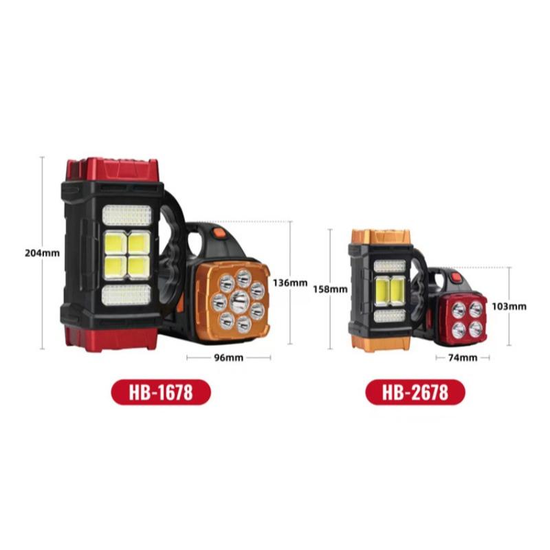 High Power Led Flashlights Camping Torch Work Light Solar Charge 4 Gear USB Rechargeable Light Waterproof Light for Outdoor