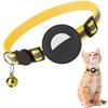Airtag Cat Collar with Bell Reflective Anti-loss Silicone Protective Cover Small Neck Ring Cat Anti-loss