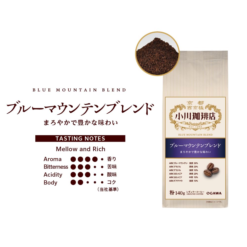 Ogawa Coffee Shop Blue Mountain Blend Powder 140g