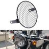 Motosiklet Evrensel Vintage Far Koruyucu Retro Izgara Işık Lamba Kapağı Harley Ducati Chopper Yamaha Cafe Racer İçin