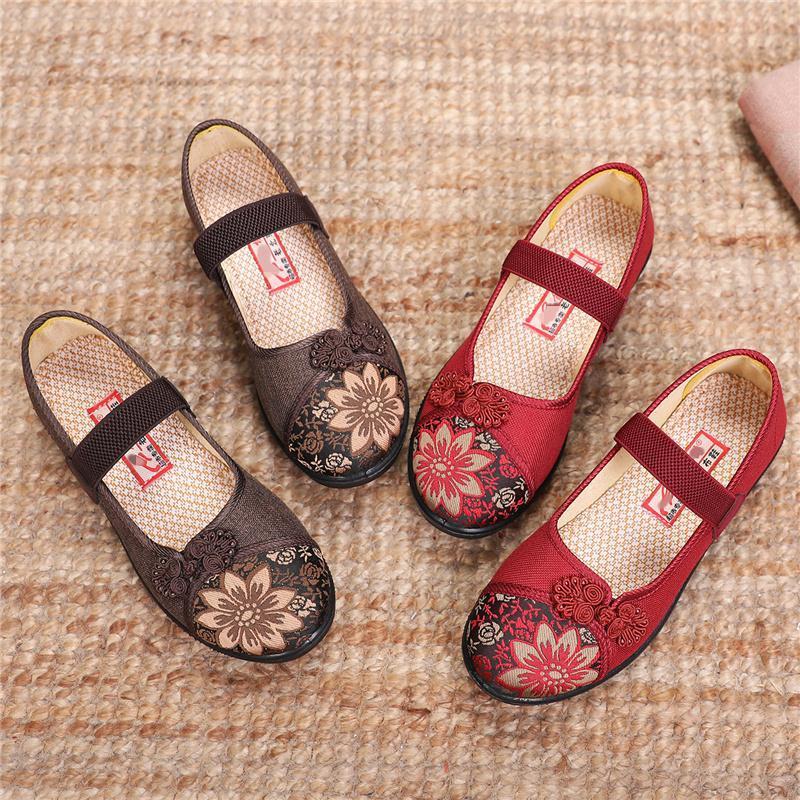 Women's Shoes Old Beijing Cloth Shoes Flat Shoes Non-slip Soft Bottom Shoes