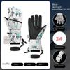 Men Women's Waterproof Winter Ski Gloves Windproof Snowboarding Gloves with Thinsulate Lining for Cold Weather Sports
