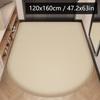 Solid Color Flannel Entrance Mat Large Size Shoe Bench Foot Pad Entry Foot Wipe Water Absorbent Cushion Study Carpet