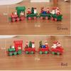 Christmas Wooden Crafts Decorations Small Train Decorations Children's Christmas Surprise Gifts Tabletop or Room Decorations