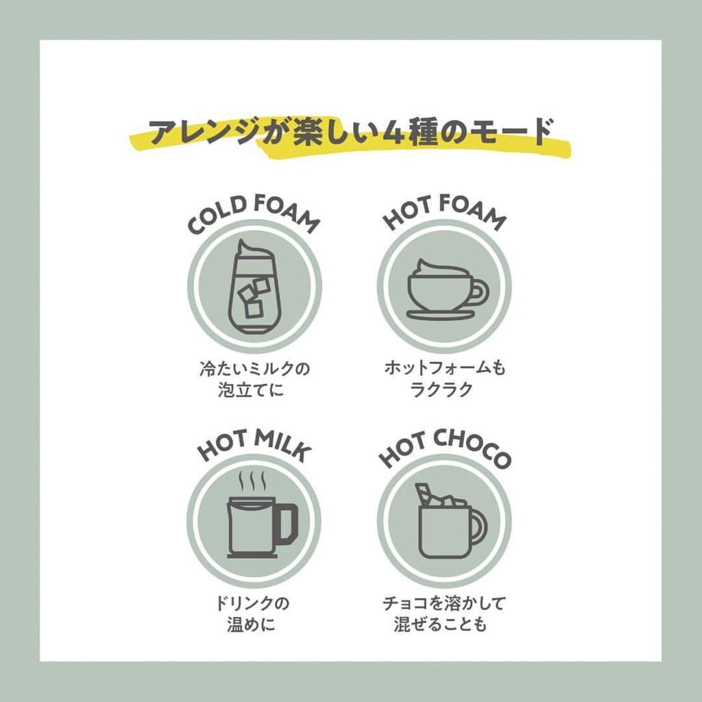 Toffy Milk Foamer Mug K-MF1, Mug-Shaped Milk Foamer, Frothing and Heating, Perfect for Latte, Cappuccino, Hot Chocolate, and Soup, Retro Style, Milky