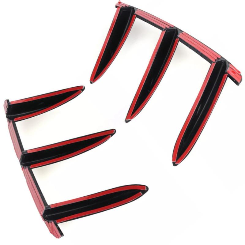 Pair Car Rear Bumper Splitter Spoilers Canard for Mercedes Benz W176 A160 A180 A200 A250 A260 A45 AMG Hatchback 2013-2018