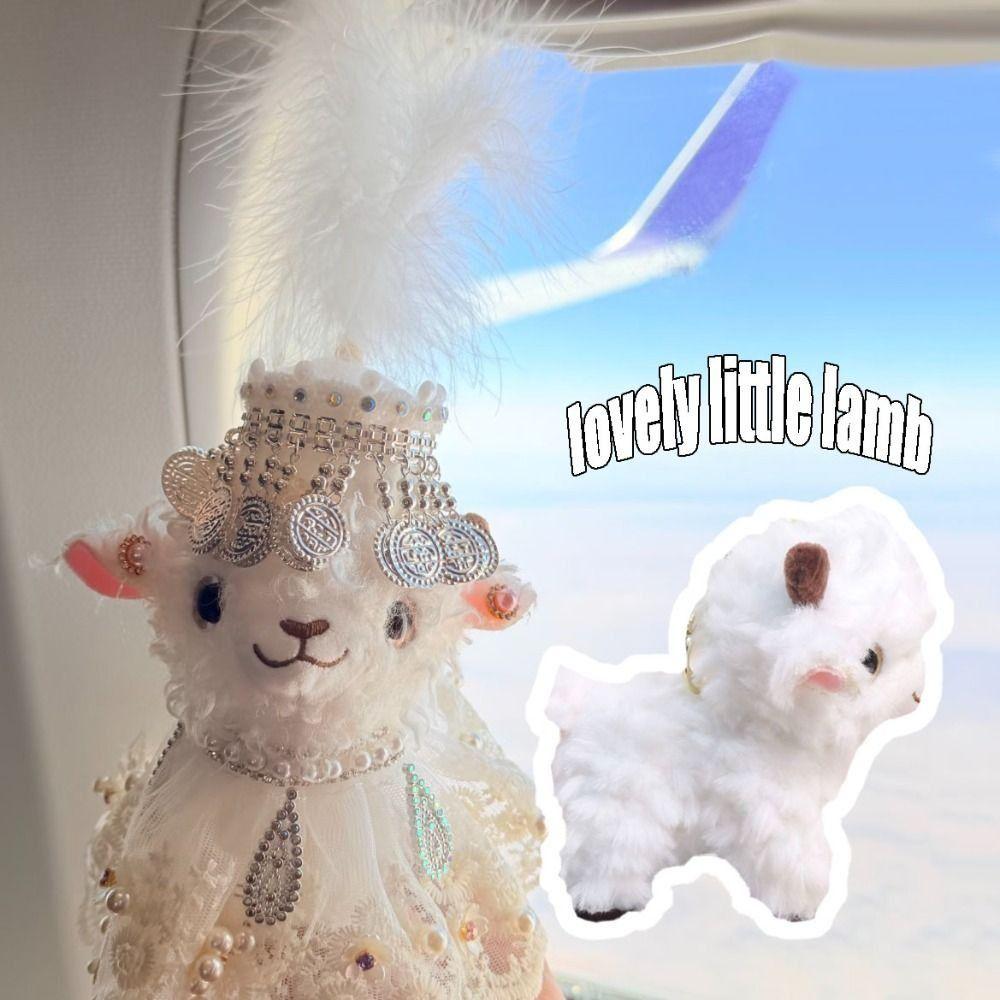 Xinjiang Little Lamb Keychain Bare-faced Sheep Tourist Souvenirs Sheep Keychain Bag Decoration