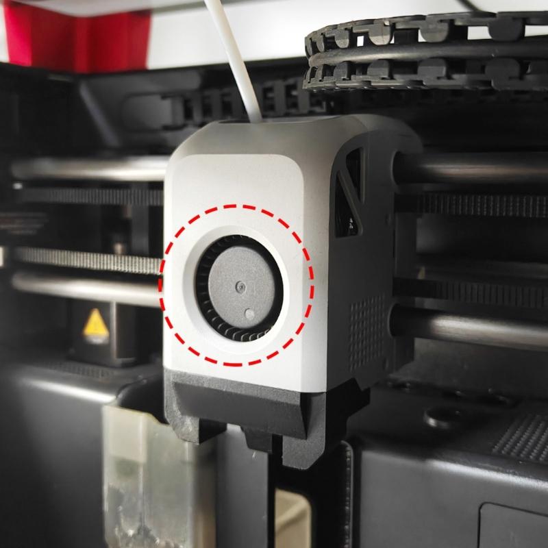 50x50x15mm Low Noise 3D Printer Hotend Cooling Fan Heat Dissipation Installation Accessories for P1P/P1S 3D Printer
