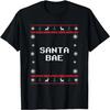 Santa Bae Weihnachten Freund Xmas Verlobter Freches Partner T-Shirt