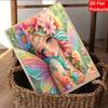 DIY Beautiful Fairy Flower Pearl Diamond Art Kits Without Frame 30x40cm Gem Art Diamond Painting Kits for Adults/Beginners Gift Idea Home Wall Decor
