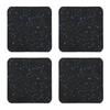 4Pcs Treadmill Mats High Density Noise Reduction Floor Protective Prevent Vibration Rubber Thicken Universal for