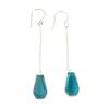 Apatite Gemstone 925 Sterling Silver Women Jewelry Handmade Dangle Earrings 3.0" EE-135-10