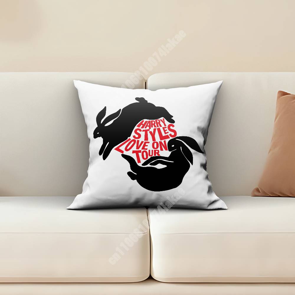 HHarry SStyles Kiss All The Time Disco Occasionally Sofa Couch Pillow Cover Cushion Case Cozy Bedroom Accent Studio Furnishing