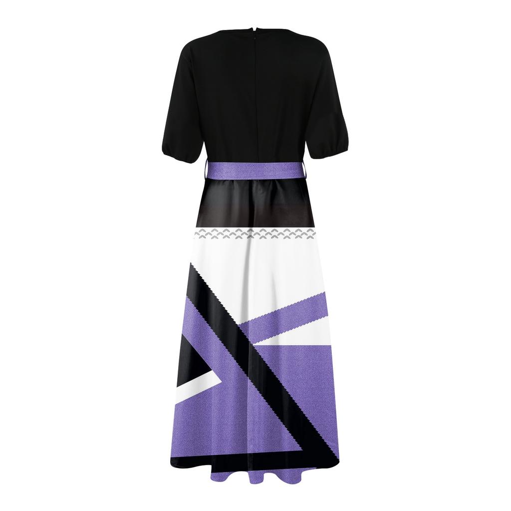 Vestido de verano para mujer, holgado, informal, con escote en V profundo, elegante, para vacaciones en la playa