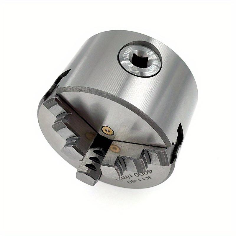 1Set K11 80 3-Jaw Lathe Chuck Manual Self-Centering Metal K11-80 Lathe Chuck With Jaws Turning Machine Tools Accessories